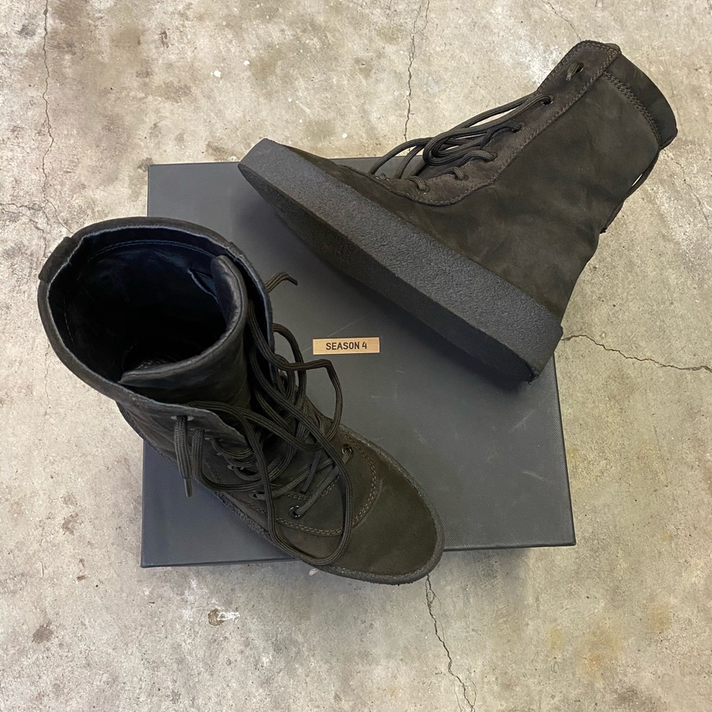 Yeezy season 4 oil boots sz 44 11us